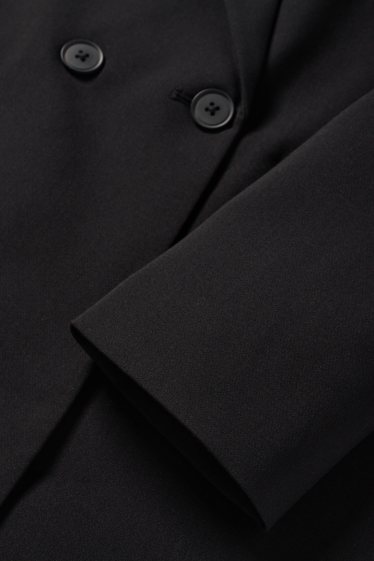 Femmes - Blazer long oversize - noir