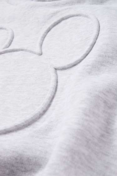 Femei - Hanorac - Mickey Mouse - gri deschis melanj