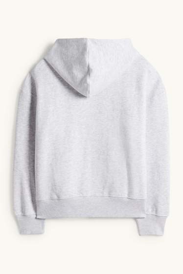 Femei - Hanorac - Mickey Mouse - gri deschis melanj