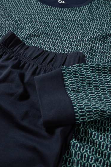 Herren - Pyjama - dunkelblau