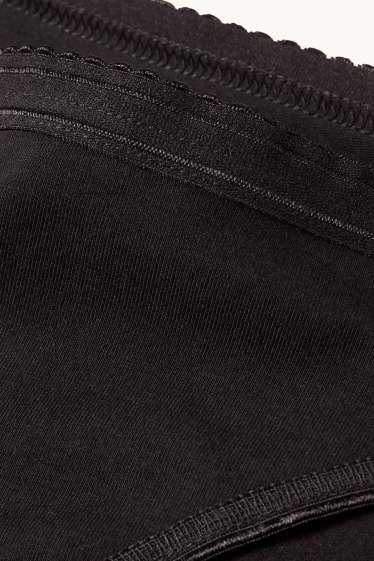 Donna - Confezione da 4 - slip - nero