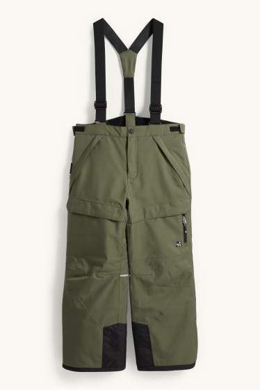 Copii - Băieți - Pantaloni de schi - impermeabili - verde