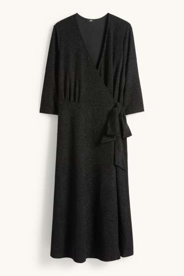 Femei - Rochie petrecută - straight fit - structurată - negru