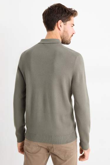 Herren - Pullover - grün