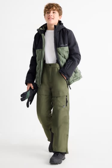 Copii - Băieți - Pantaloni de schi - impermeabili - verde