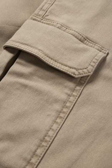 Hommes - Pantalon cargo - tapered fit - LYCRA® - marron clair