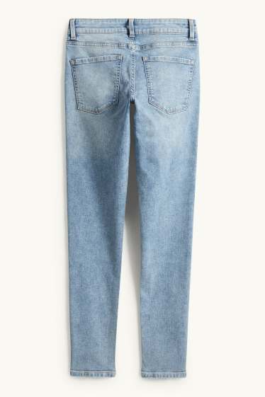 Femmes - Skinny jean - low waist - LYCRA® - jean bleu clair