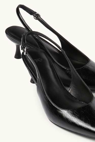 Dona - Sabates de saló - pell sintètica - negre