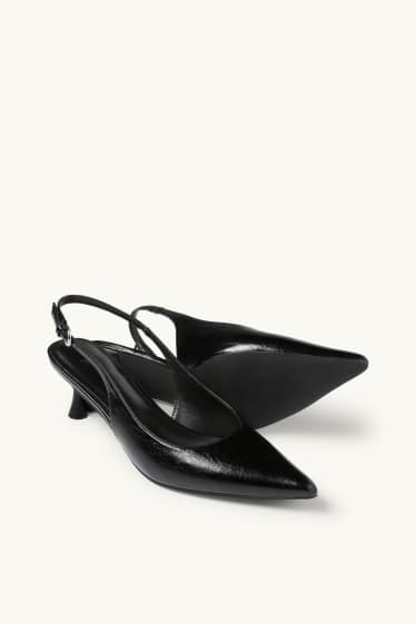 Dona - Sabates de saló - pell sintètica - negre