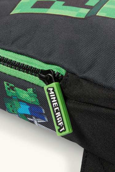 Niños - Minecraft - bolso bandolera - negro