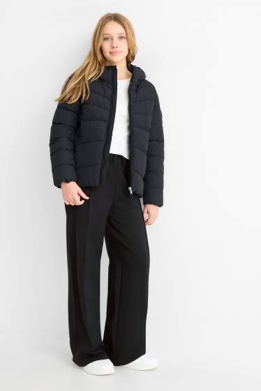 Kinder Mädchen - Jogginghose - schwarz