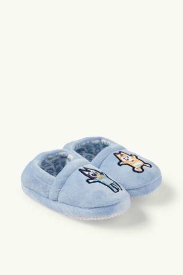 Kinder Mädchen - Bluey - Hausschuhe - hellblau