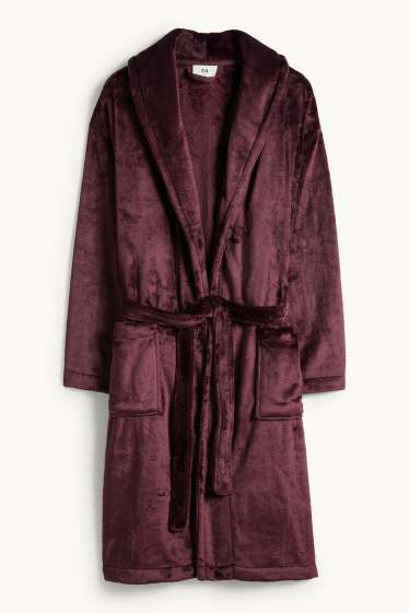 Femmes - Peignoir - bordeaux