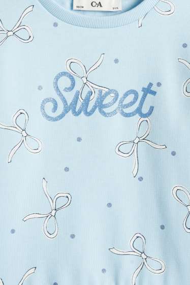 Kinder Mädchen - Multipack 2er - Schleife und Ballerina - Sweatshirt - cremeweiss