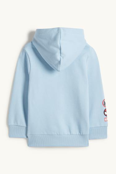 Bambini - Spidey e i suoi Fantastici Amici - felpa con cappuccio - azzurro