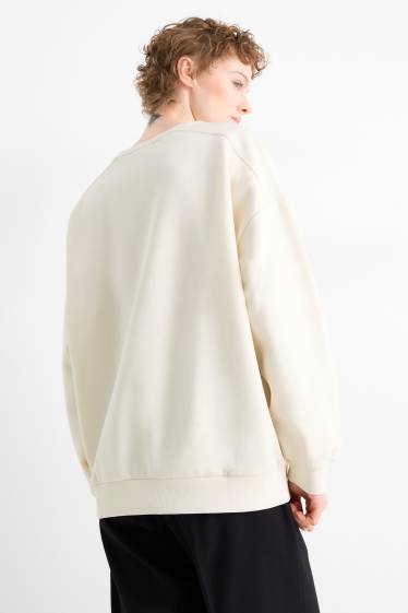 Dona - Dessuadora nadalenca - Mickey Mouse - blanc trencat