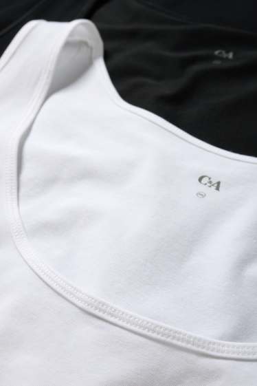 Femmes - Lot de 2 - tops - noir / blanc