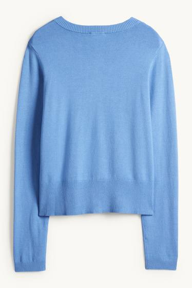 Women - Cardigan - blue