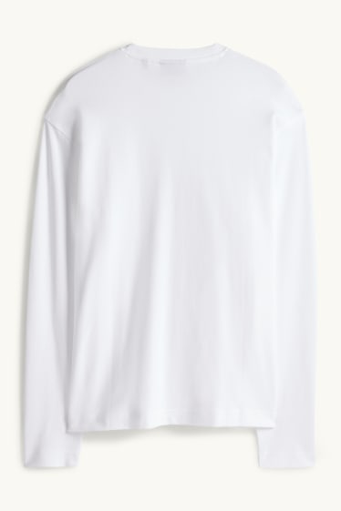 Home - Samarreta de màniga llarga - relaxed fit - blanc