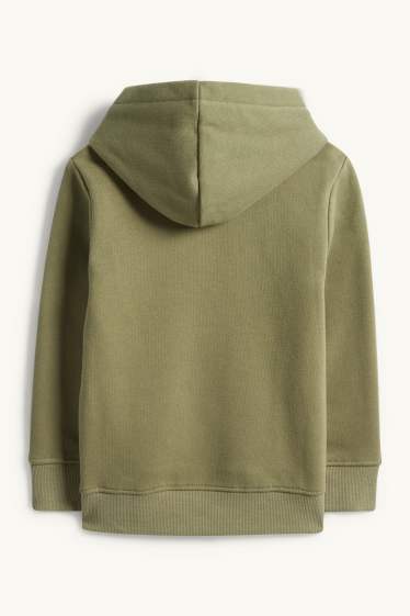 Kinder Buben - Dino - Hoodie - grün