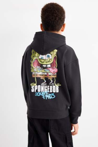 Copii - Băieți - SpongeBob Pantaloni Pătrați - hanorac - negru