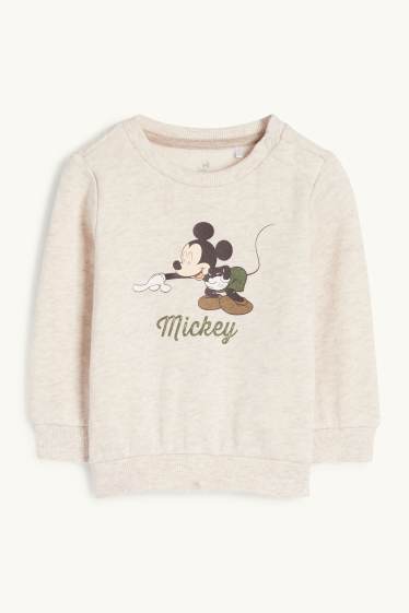 Bébés garçons - Mickey Mouse - tenue pour bébé - 2 pièces - beige clair