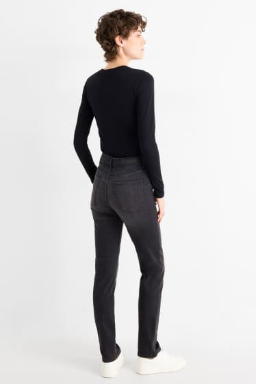 Femmes - Slim jean - high waist - LYCRA® - noir