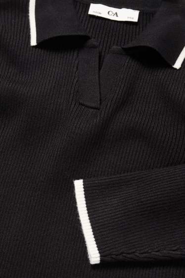 Nena - Jersei - de canalé - negre