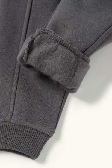 Bebeluși - băieți - Multipack 3 perechi - pantaloni de trening bebeluși - gri închis