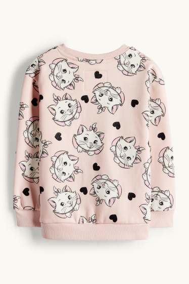 Children Girls - Aristocats - sweatshirt - rose