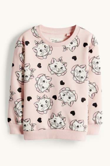 Children Girls - Aristocats - sweatshirt - rose