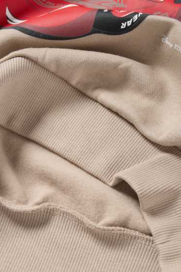 Children Boys - Cars - hoodie - beige