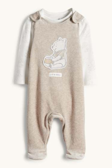 Unisex - Winnie the Pooh - set con tutina - 2 pezzi - beige