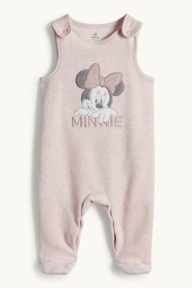 Bébés filles - Minnie Mouse - ensemble avec grenouillère - 2 pièces - rose