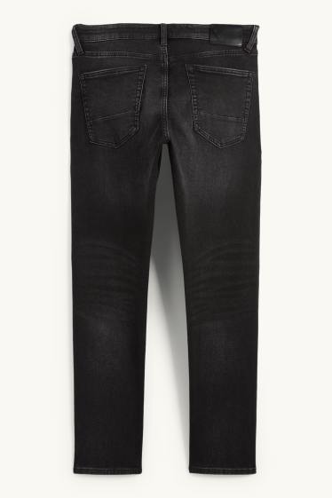 Bărbați - Slim tapered jeans - Flex jog denim - LYCRA® - negru
