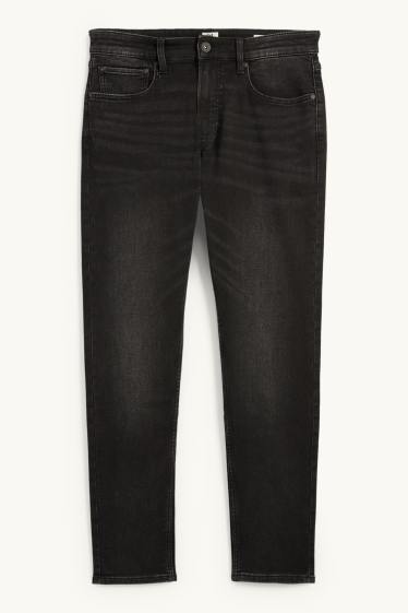 Bărbați - Slim tapered jeans - Flex jog denim - LYCRA® - negru