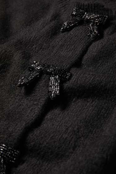 Damen - Strickjacke - schwarz