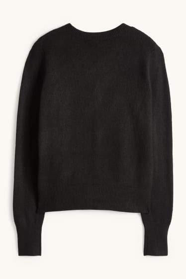 Damen - Strickjacke - schwarz
