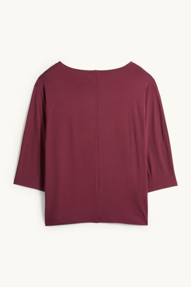 Dames - Longsleeve - bordeaux