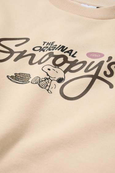 Women - Sweatshirt - Peanuts - light beige