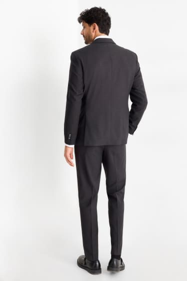 Home - Vestit amb corbata - regular fit - elàstic - 4 peces - gris