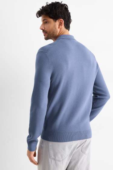 Heren - Trui - blauw