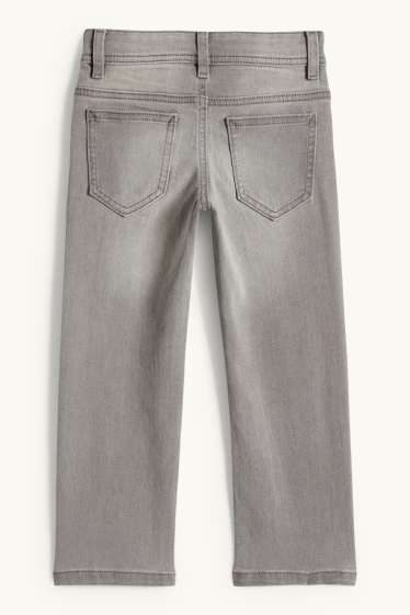Kinder Jungen - Straight Jeans - helljeansgrau