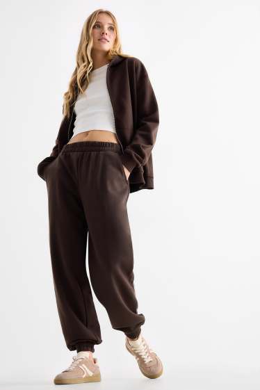 Damen - Jogginghose - dunkelbraun