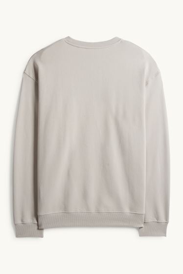 Heren - Oversized sweatshirt - lichtgrijs