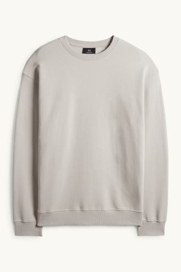 Heren - Oversized sweatshirt - lichtgrijs