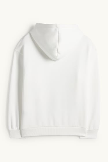 Bambine - Wednesday - felpa con cappuccio - bianco