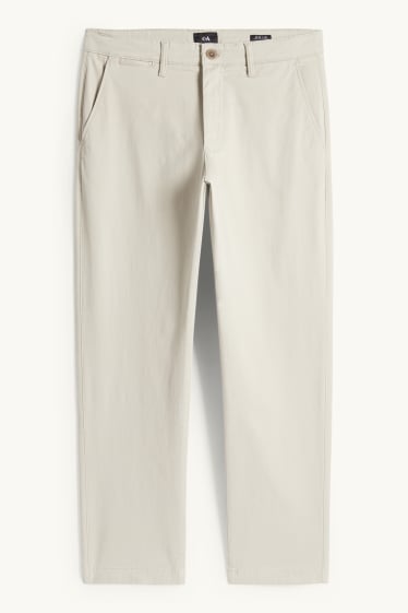 Uomo - Pantaloni chino - regular fit - beige