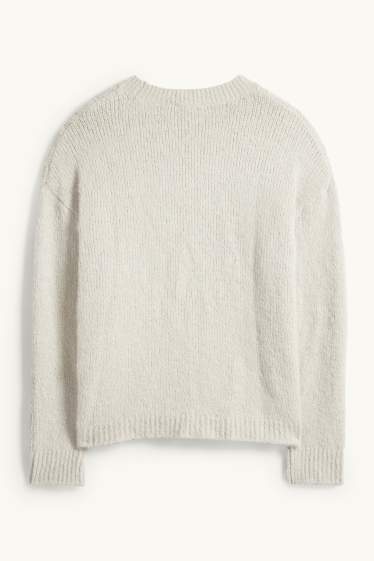 Donna - Maglione - bianco crema