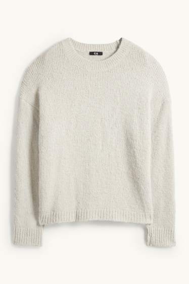 Donna - Maglione - bianco crema